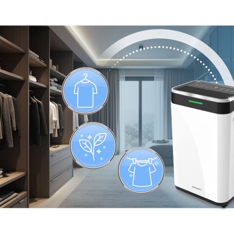 Osuszacz powietrza kompresorowy - pochłaniacz wilgoci 25l/24h higrostat Berdsen BD-533 biały