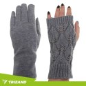 Rękawiczki dotykowe R26073 - szare Trizand