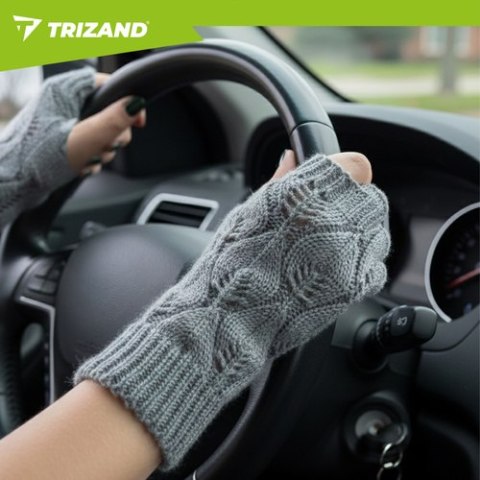 Rękawiczki dotykowe R26073 - szare Trizand
