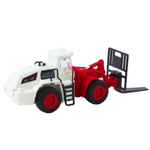 Wózek Widłowy Metalowe Widły Regulowane Światła Dźwięki