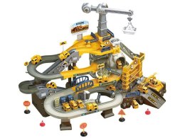 Zjazd samochodowy Tor Kulkowy PLAC BUDOWY Garaż Parking Zjeżdżalnia Dźwig