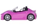 Fioletowe sportowe auto dla klasycznej lalki cabrio dla 2óch lalek