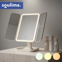 Lusterko kosmetyczne rozkładane LED Soulima 26952