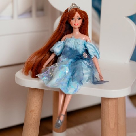 ROYAL Lalka Emi w Błękitnej Sukience Tiulowej