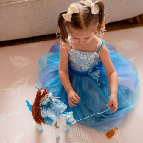 ROYAL Lalka Emi w Błękitnej Sukience Tiulowej