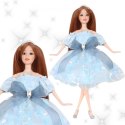 ROYAL Lalka Emi w Błękitnej Sukience Tiulowej