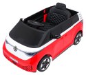Auto samochód na akumulator  Volkswagen ID BUZZ Czerwony