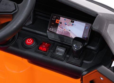 Auto samochód na akumulator  Volkswagen ID BUZZ Pomarańczowy