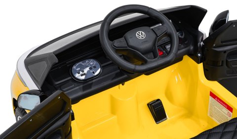 Auto samochód na akumulator  Volkswagen ID BUZZ Żółty
