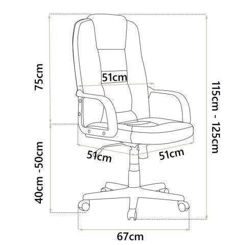 Fotel biurowy obrotowy Sofotel cimny brąz