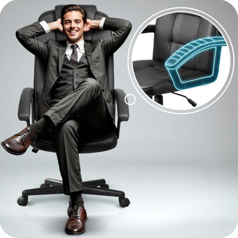 Fotel biurowy obrotowy Sofotel czarny