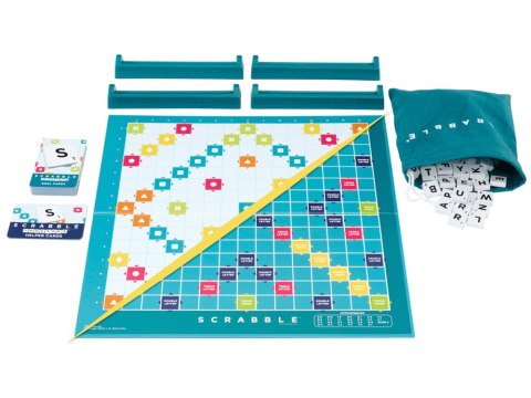 Mattel Gra słowna Scrabble (edycja polska) - wersja odnowiona GR0828