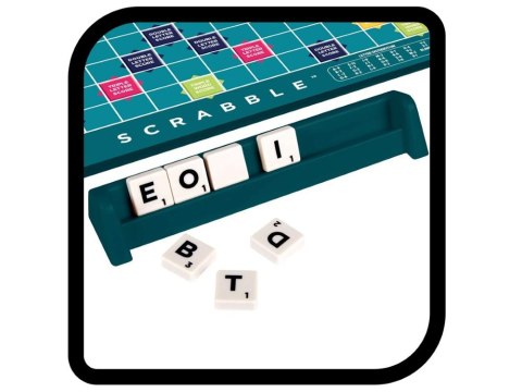 Mattel Gra słowna Scrabble (edycja polska) - wersja odnowiona GR0828
