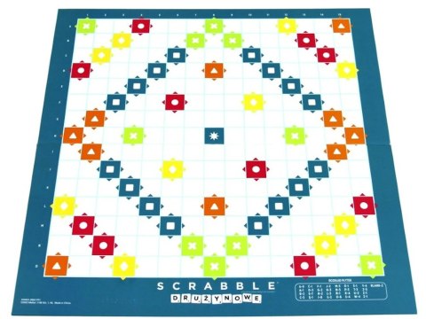 Mattel Gra słowna Scrabble (edycja polska) - wersja odnowiona GR0828