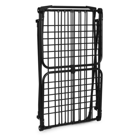 Suszarka na pranie odzież bieliznę stojąca 25 metrów 4 skrzydła składana czarna