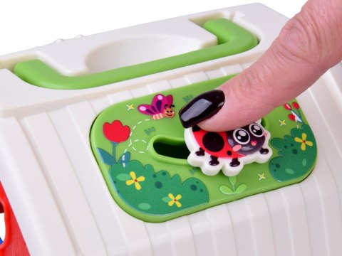 Interaktywny domek edukacyjny farma klocki odgłosy zwierząt sorter