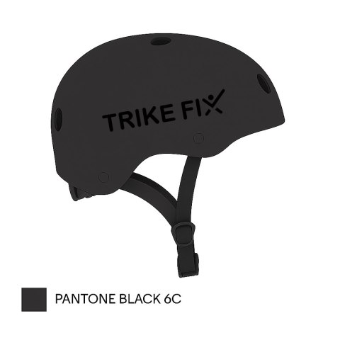 Kask rowerowy dla dziecka Trike Fix dziecięcy  LED M 55-58cm czarny
