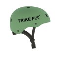 Kask rowerowy dla dziecka Trike Fix dziecięcy regulowany LED S 48-54cm zielony ciemny