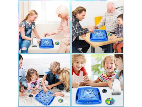 Magnetyczna Gra Strategiczna z Kulkami i Kołem Fortuny dla Rodziny