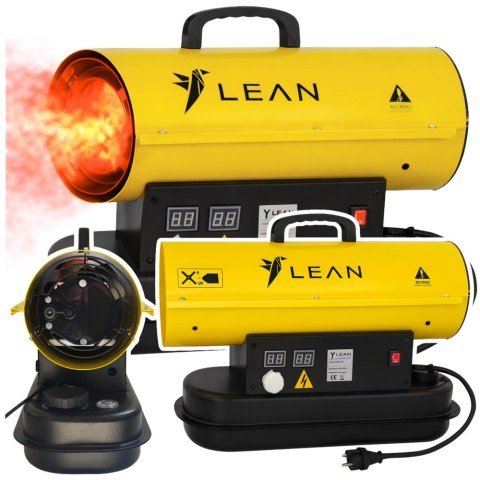 Nagrzewnica Spalinowa Olejowa 30KW Wyświetlacz LCD Termostat