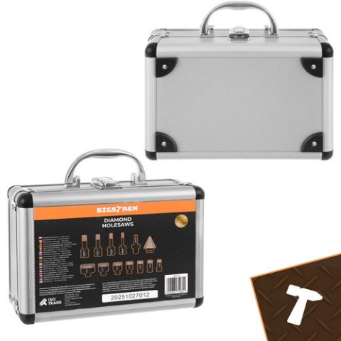 Otwornice diamentowe- zestaw 13szt. Bigstren 27012