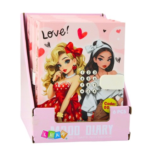 Pamiętnik Notatnik Dziewczęcy Na Kod Melodie Kolorowe Strony Serduszka