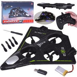 Zdalnie Sterowany Lekki Dron z Efektami LED i Akrobacjami 360°