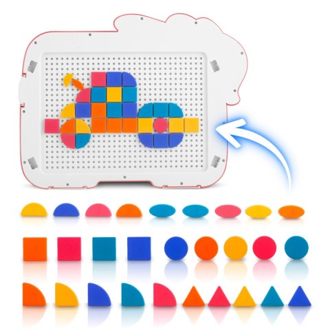 Znikopis tablica magnetyczna układanka stolik dla dzieci tangram Ricokids RK-823