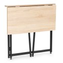 Biurko komputerowe składane 80x45 cm stolik pod laptopa loft ModernHome