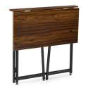 Biurko komputerowe składane 80x45 cm stolik pod laptopa loft ModernHome
