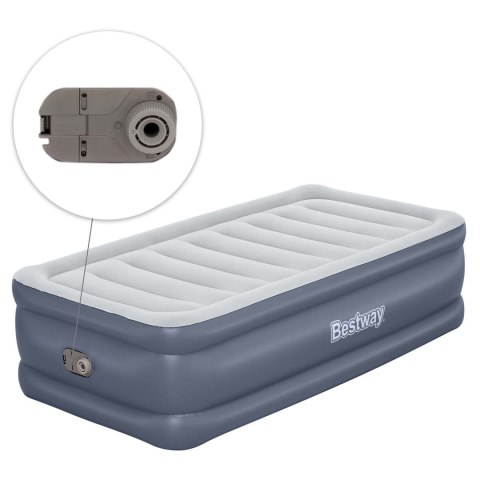 Materac dmuchany 191x97x51 cm z wbudowaną pompką elektryczną Bestway 6713G