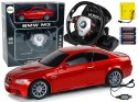 Auto Zdalnie Sterowane BMW M3 + Pilot Kierownica 1:18 Dźwięk Światła