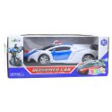 Auto Robot 2W1 Policja Radiowóz Policyjny Zdalnie Sterowany RC 1:18