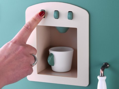 Duża kuchnia drewniana retro vintage lodówka pralka akcesoria