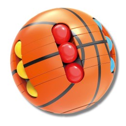 Piłka Łamigłówka Zręcznościowa Logiczna Sensoryczna Dla Dzieci Pomarańczowa