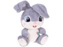 Pluszowy Królik 40 cm Uroczy szary JAGÓDEK z zaginanymi uszami ZA5922