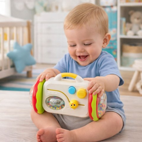 Uciekające Lusterko Interaktywna Edukacyjna Zabawka Dla Malucha Grzechotka