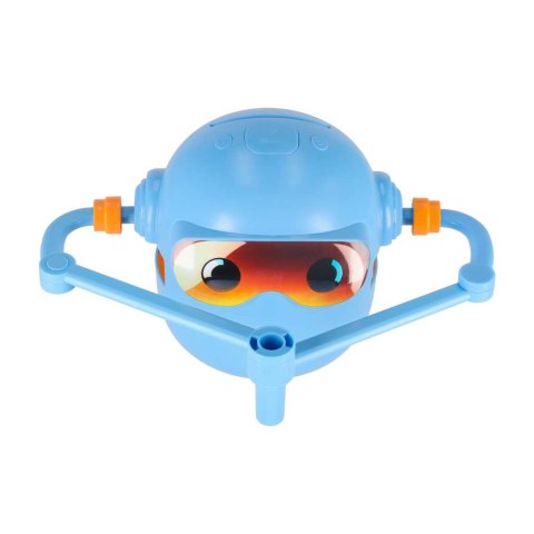 Zabawka interaktywna edukacyjna robot nauka rysowania fiszki mazaki niebieski