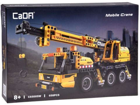 CaDA klocki techniczne konstrukcyjne 658ele DŻWIG ruchome elementy