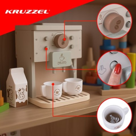Ekspres do kawy drewniany dla dzieci Kruzzel 26512
