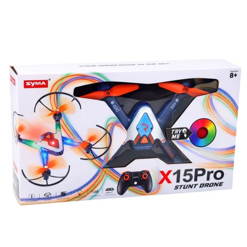 Dron Akrobacyjny X15 PRO STUNT Zdalnie Sterowany RC Optyczne Pozycjonowanie