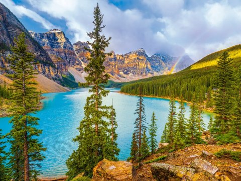 Puzzle 2000 elementów Moraine Lake Banff National Park Canada