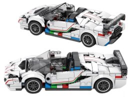 Klocki techniczne Supersportowe auto BIAŁY KABRIOLET spojler 348-ele