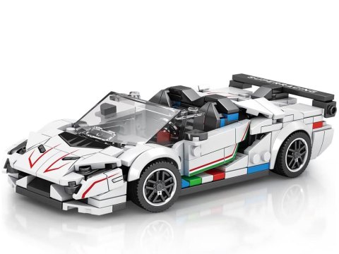 Klocki techniczne Supersportowe auto BIAŁY KABRIOLET spojler 348-ele