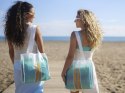 Bestway Materac plażowy z uchwytami TAHITI 183x71cm + torba plażowa 42072
