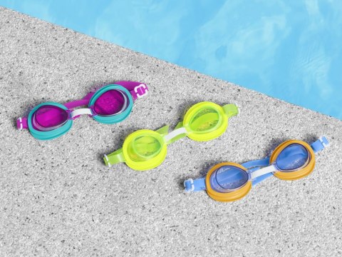 Bestway zielone okulary gogle do pływania 3+ 21002
