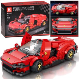 Klocki techniczne Futurystyczne auto CZERWONE drzwi unoszone 275-ele