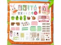 Królik w Plecaku Zabawka 3w1 Mini Farma Ogródek Plecak Domek Dla Lalek