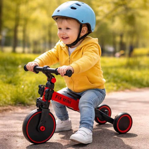 Rowerek Trike Fix Mini biegowy trójkołowy 3w1 z pedałami czerwony