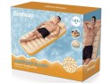 Bestway Materac plażowy Komfort Plus Deluxe 183x84cm oparcie + uchwyt 43836